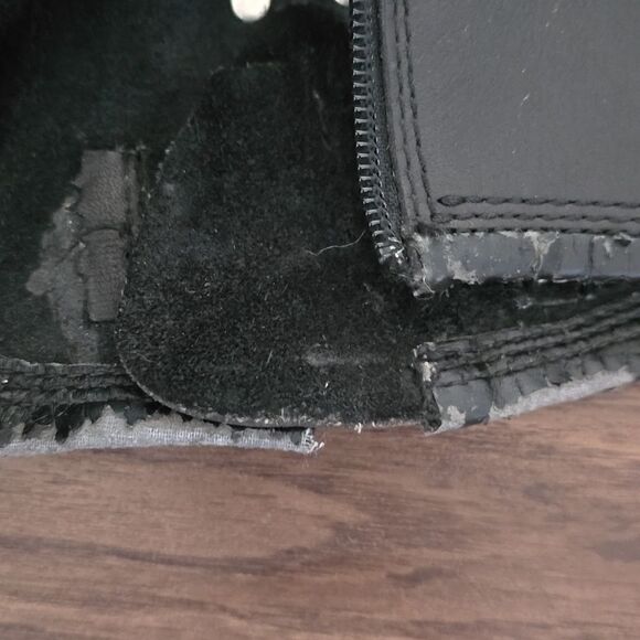 Harley Davidson Men's Motorcycle Boots Riding Zip Up Size 8 Black - Picture 5 of 10